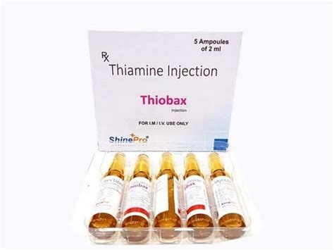 Thiamine Hydrochloride Injection at Rs 450/box | Budhanpur | Panchkula ...