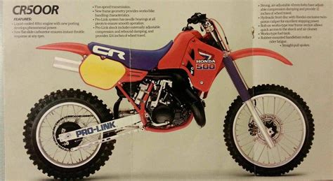 Honda CR 500R (1985) technical specifications