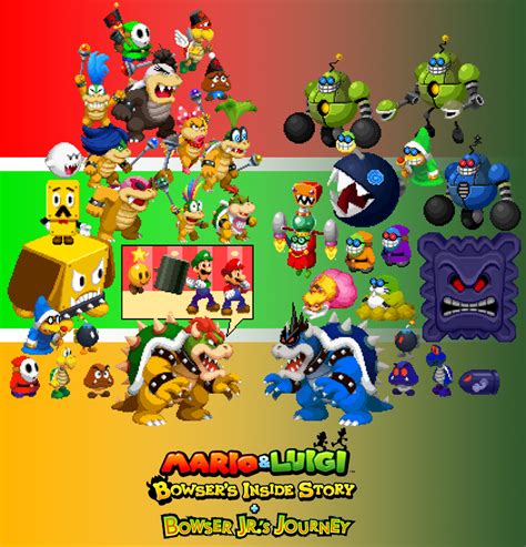 Mario Luigi bowser's inside story + Jr.'s Journey by chechego on DeviantArt