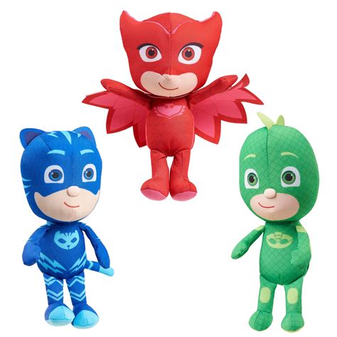 Buy PJ Masks Mini Plush Asst, 3 Pack Bundle- includes Catboy, Owlette ...