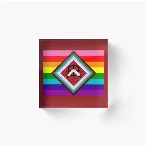 "Two Spirit LGBTQ2A+ Pride Flag" Acrylic Block for Sale by ...