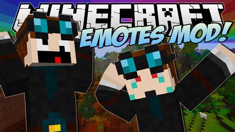 Minecraft | EMOTES MOD! (Become a Living Minecraft Emoji!) | Mod Showcase - YouTube