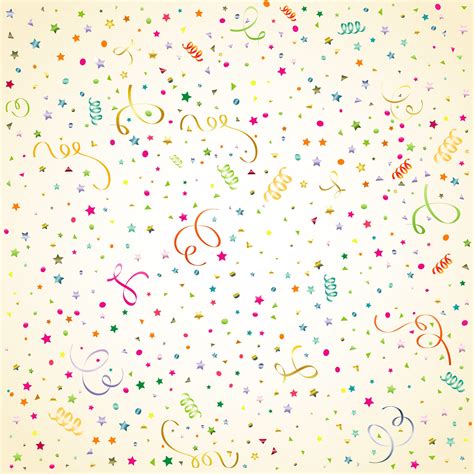 Premium Vector | Birthday confetti background