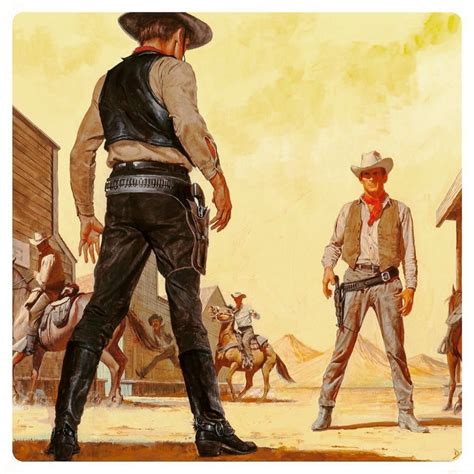 western shootout art - Google Search | Western artwork, Cowboy art ...