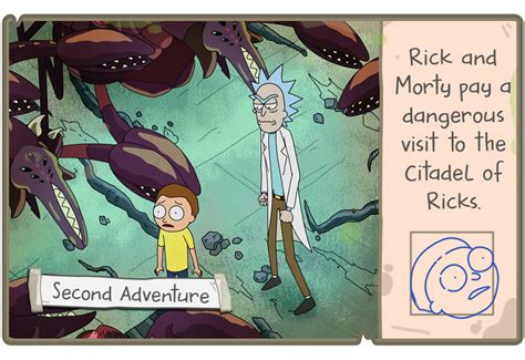 Rick and Morty - Morty Adventure Card — Jason Lim