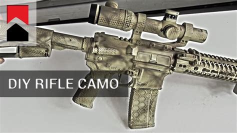 DIY Rifle Camo - YouTube