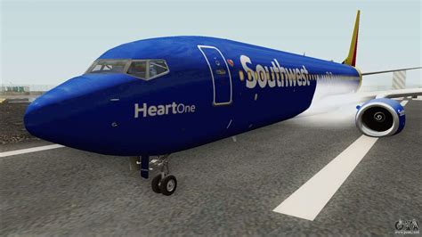 Boeing 737-800 Southwest Airlines (Heart Livery) for GTA San Andreas