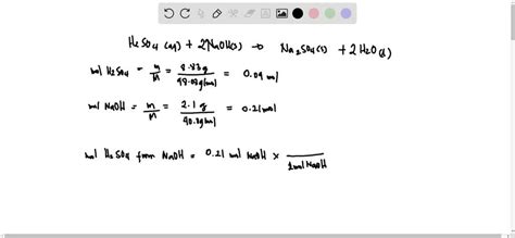 SOLVED: Aqueous sulfuric acid H2SO4 will react with solid sodium ...