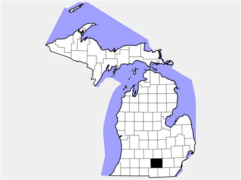 Jackson County, MI - Geographic Facts & Maps - MapSof.net