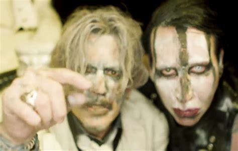 Watch Johnny Depp star in Marilyn Manson's gory new video for 'SAY10'