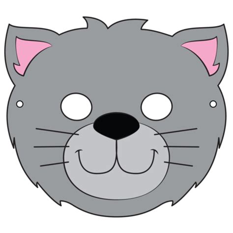 Cat Mask Template | Free Printable Papercraft Templates