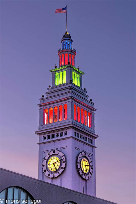 Ferry Building Clocktower Photograph by Moris Senegor - Pixels