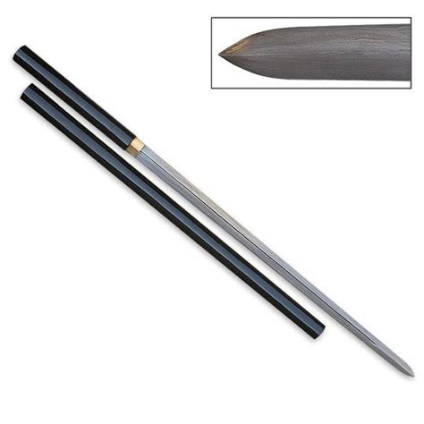 Shinwa Shikomizue Double Edged Damascus Sword | True Swords Tactical Swords, Samurai Weapons ...