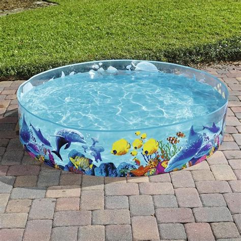 Kid's Swimming Pool Hard Plastic Backyard Pool in 2020 | Children ...