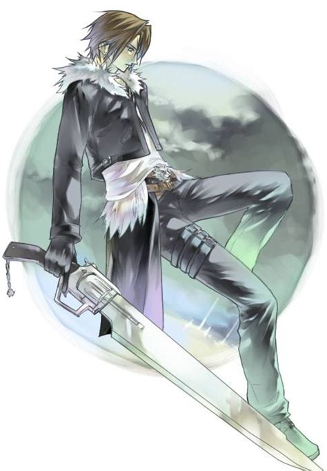 Squall Leonhart. Fan art. Final Fantasy VIII. | Final fantasy characters, Squall leonhart, Final ...