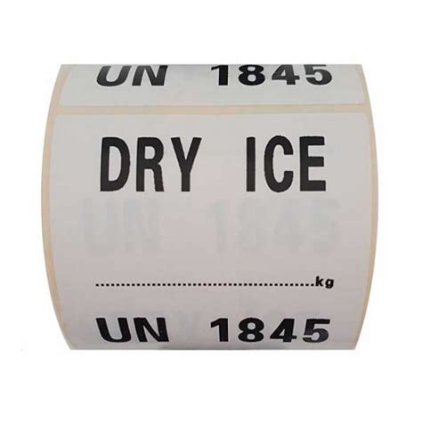 Dry Ice Labels - Dry Ice Shipping Label