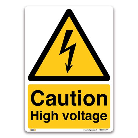 Caution High Voltage