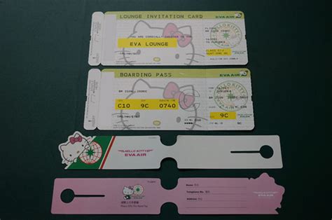 EVA Airway Hello Kitty Boarding Pass | Boarding pass, lounge… | Flickr