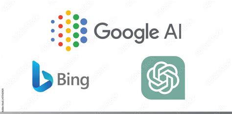 The best AI apps, Logo icon of Google Ai, Bing, Open Ai Vector ...