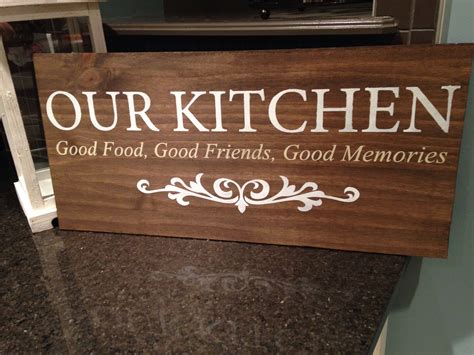 Kitchen Wood Sign | Home Decor Signs
