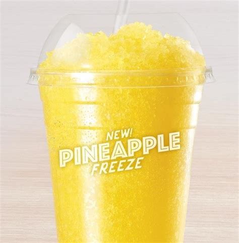 Taco Bell Regular Pineapple Freeze Nutrition Facts