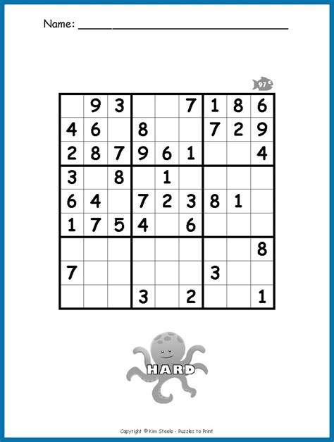 SUDOKU LOGIC PUZZLES - 63 Critical Thinking Worksheet Activities | Made ...