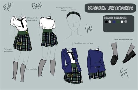 .:Uniforms Request:. by Camaryn on deviantART Manga Clothes, Drawing Clothes, Art Clothes ...