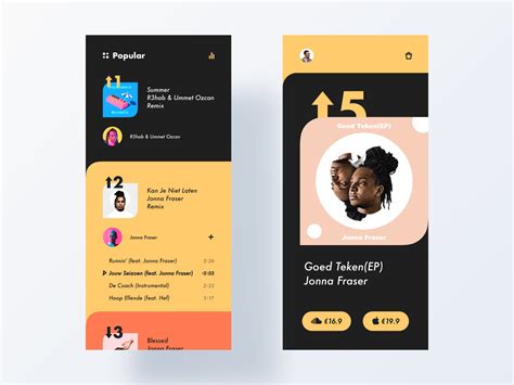 music page by CRI$$ for Fireart Studio on Dribbble