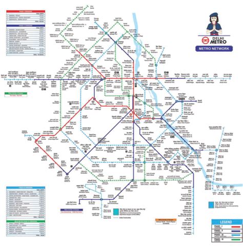 DMRC Releases Official Phase 4 Map of the Delhi Metro Project - The Metro Rail Guy