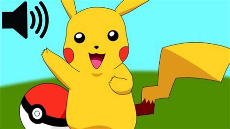 Pokemon Pikachu Sound Effect - YouTube