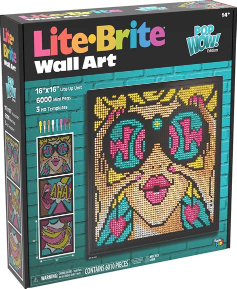 Questions and Answers: Lite Brite Lite-Brite Wall Art Pop Wow! Edition ...