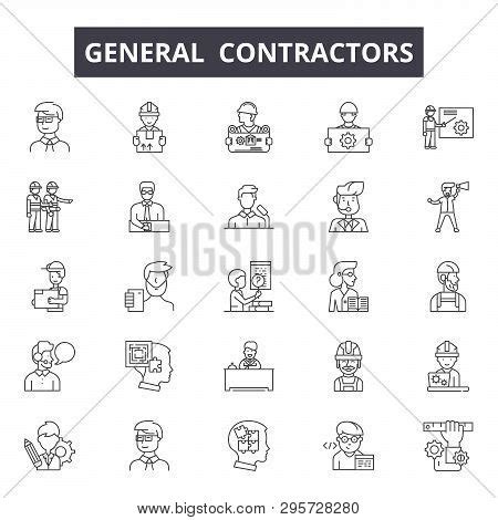 General Contractors Vector & Photo (Free Trial) | Bigstock