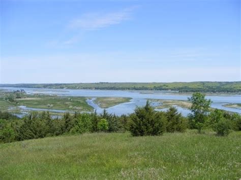 Missouri River as seen from Niobrara State Park near Niobrara, Nebraska. | Falls city, State ...