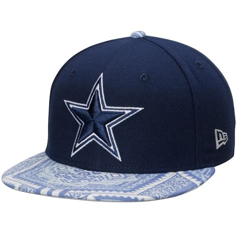 Men's Dallas Cowboys New Era Navy Kaleidovize 9FIFTY Snapback ...