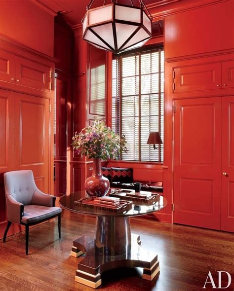 Here’s Why You Should Go Bold With Red Paint | Интерьер, Идеи интерьера, Дизайн