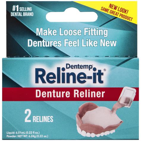 Dentemp Reline-it Denture Reliner - Walmart.com - Walmart.com