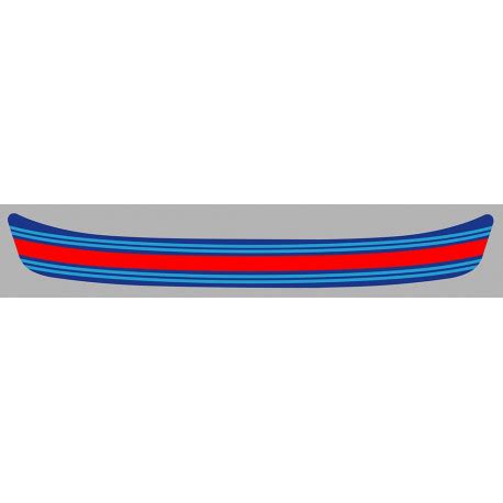 MARTINI Racing Helmet Visor Sunsrip laminated - cafe-racer-bretagne.clicboutic.com