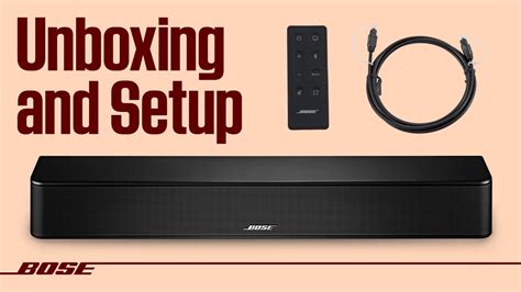 Bose Solo Soundbar 2 – Unboxing and Setup - YouTube