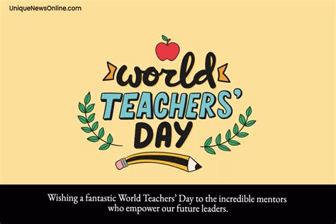 World Teachers Day 2023 Current Theme, Images, Quotes, Messages, Wishes, Greetings, Sayings ...