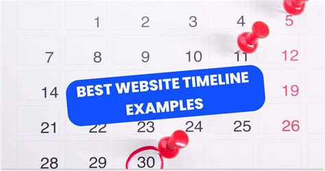 Best Website Timeline Examples of 2024 | 15 Examples