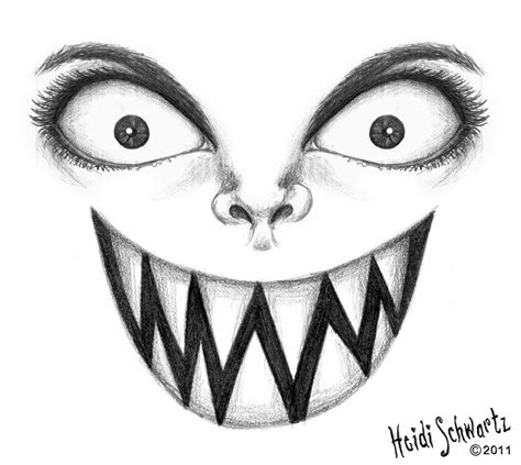 Creepy Halloween Drawings | Halloween Arts