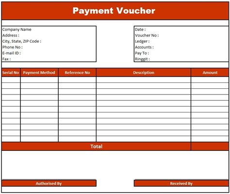 Cash Payment Voucher Format In Excel, Free Download, 44% OFF