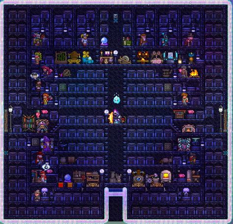 Which is the best compact structure for a base? (post your base in here) | Terraria Community Forums