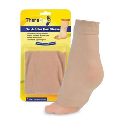 Therastep Achilles Heel Pad - Sleeve effective on Achilles tendonitis, bursitis, heel pain, and ...