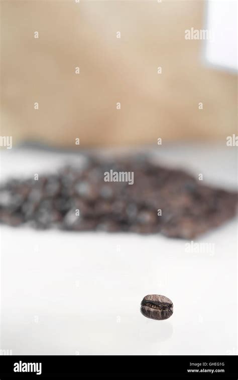 Coffee beans in closeup Stock Photo - Alamy