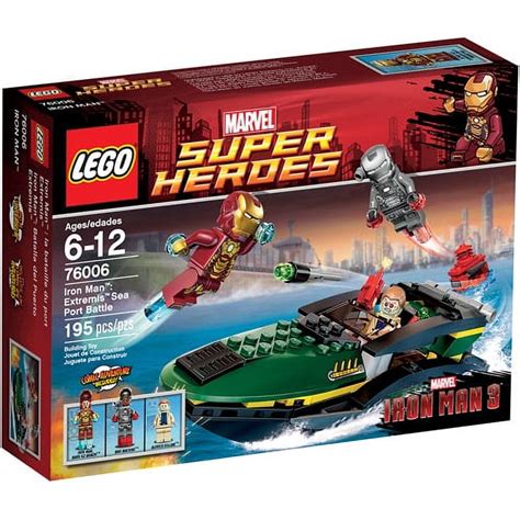 LEGO Super Heroes Iron Man Extremis Sea Port Battle Play Set - Walmart.com