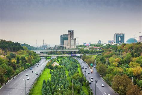 Iran, Tehran, City Skyline Photograph by Walter Bibikow - Pixels