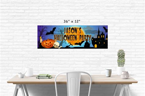 Halloween Party Banner Halloween Party Decorations Pumpkin | Etsy