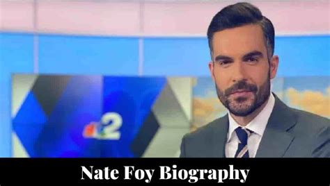 Nate Foy Wikipedia, Height, Fox News, Wife, Age, Instagram, Salary ...