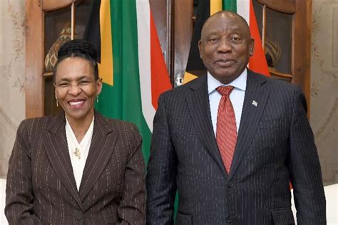 President Cyril Ramaphosa appoints Mandisa Maya as South Africa's first ...